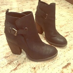 Black ankle boots